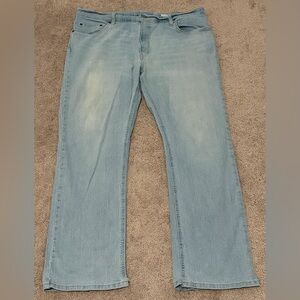 George Men’s Bootcut Denim Light Blue Jeans Size 40x32 Measured 38x32